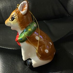 Mr. Christmas Reindeer Fawn Christmas Ornament New Old Stock